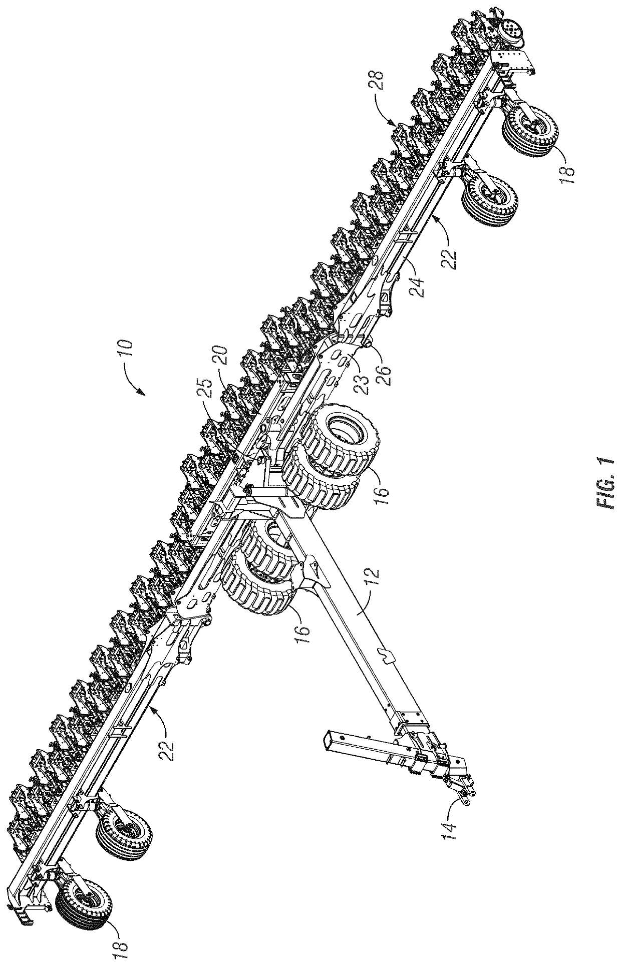 Wing flex apparatus for agricultural planter