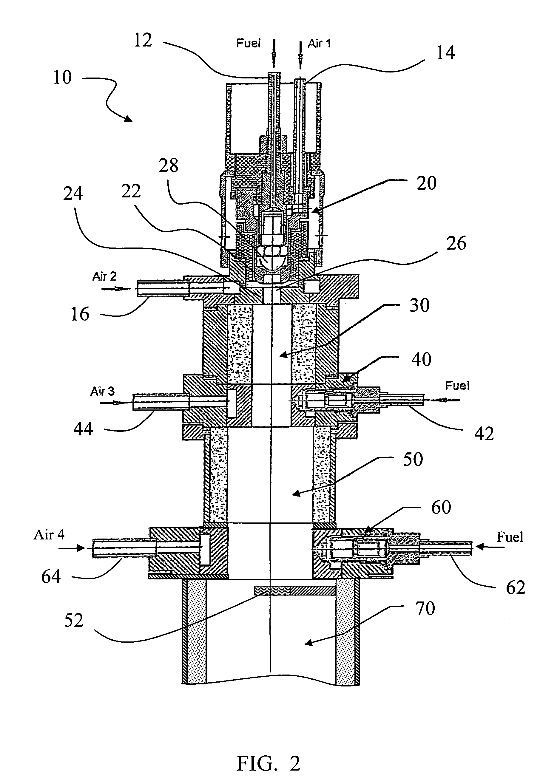 Wide dynamic range multistage plasmatron reformer system