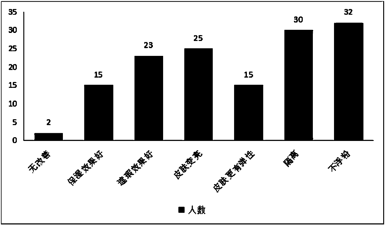 Foundation and concealer BB cream and preparation method thereof