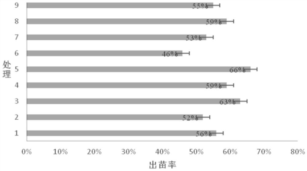 Initiator for improving beet seedling emergence effect and application method thereof