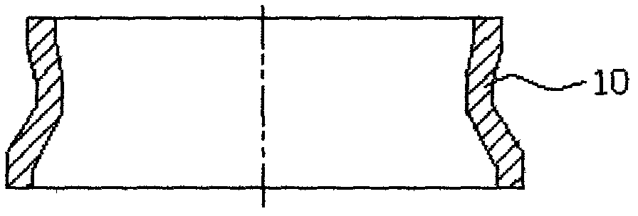 Method for thermally bulging special titanium alloy ring rolled member