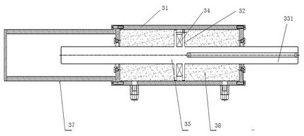 A tension balance suspension device