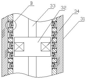 A tension balance suspension device