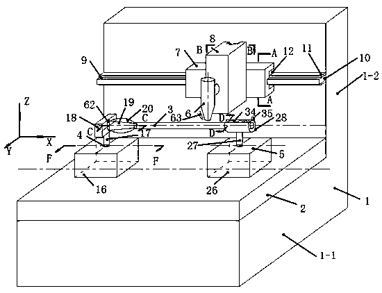 High-precision graphite laser cutting machine and method for machining high-precision graphite pipe by using high-precision graphite laser cutting machine