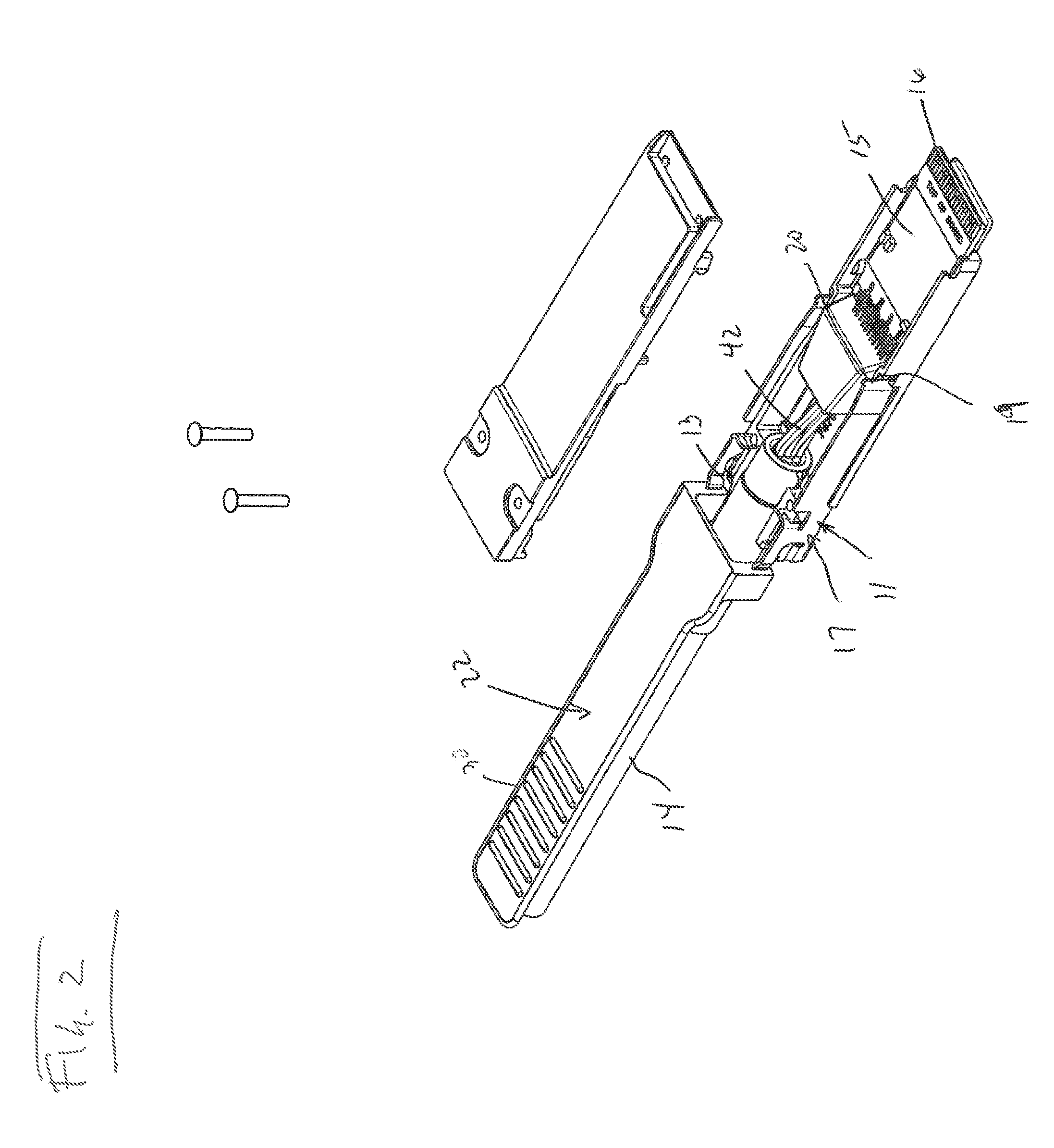 Connector latch actuator with improved torsional resistance