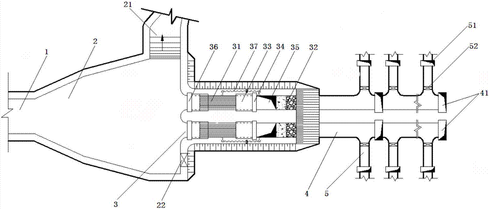 A kind of underground underground pipe type submersible replenishment system