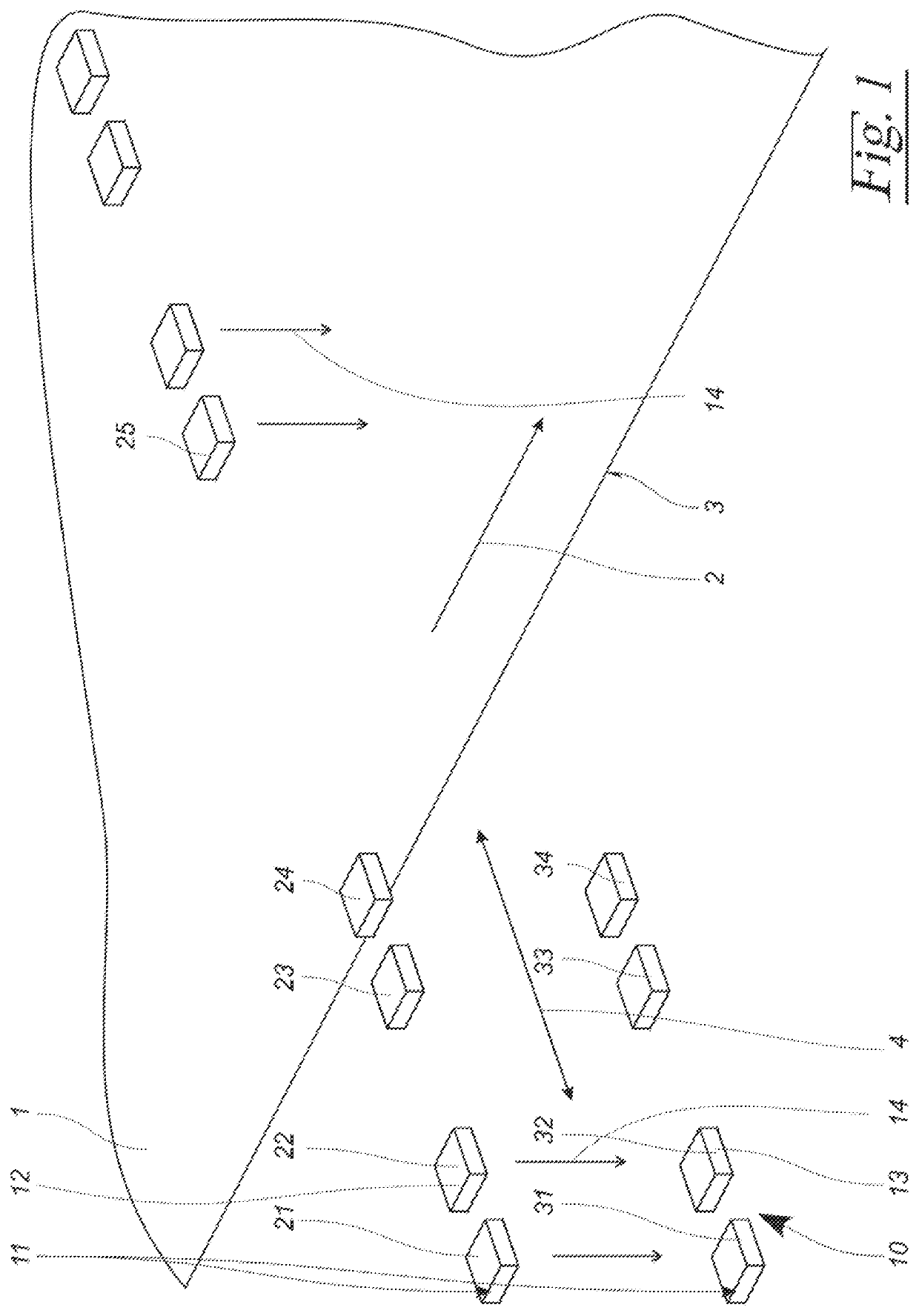 Sensor for detecting at least one edge of a running product web