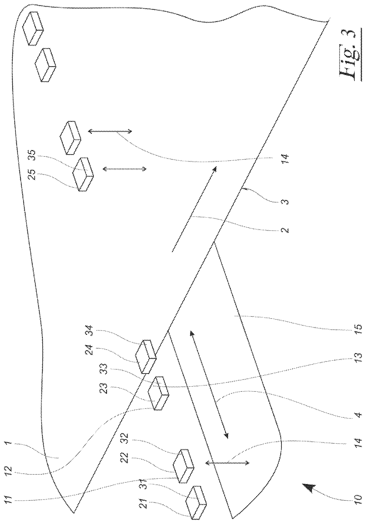 Sensor for detecting at least one edge of a running product web