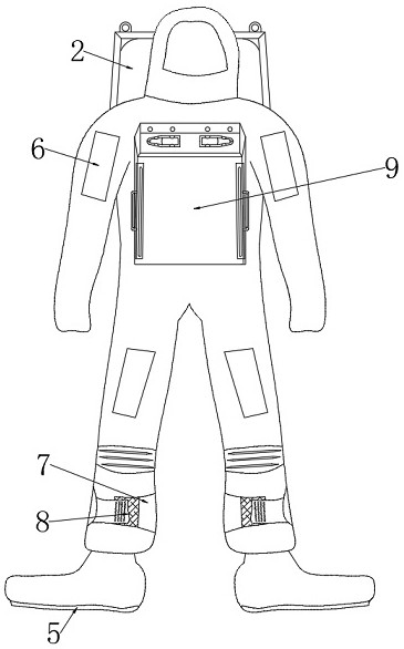 Self-heating warm-keeping type ice surface life jacket