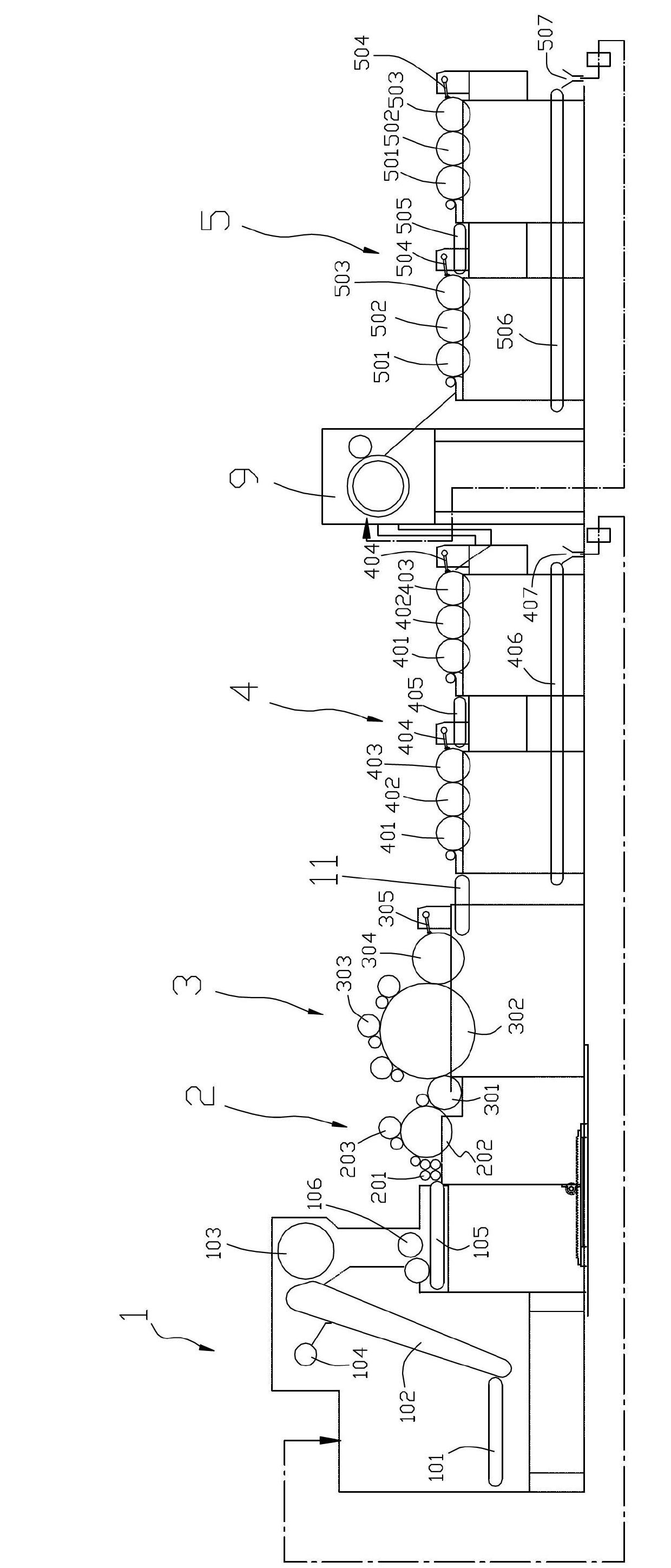 Cashmere carding machine