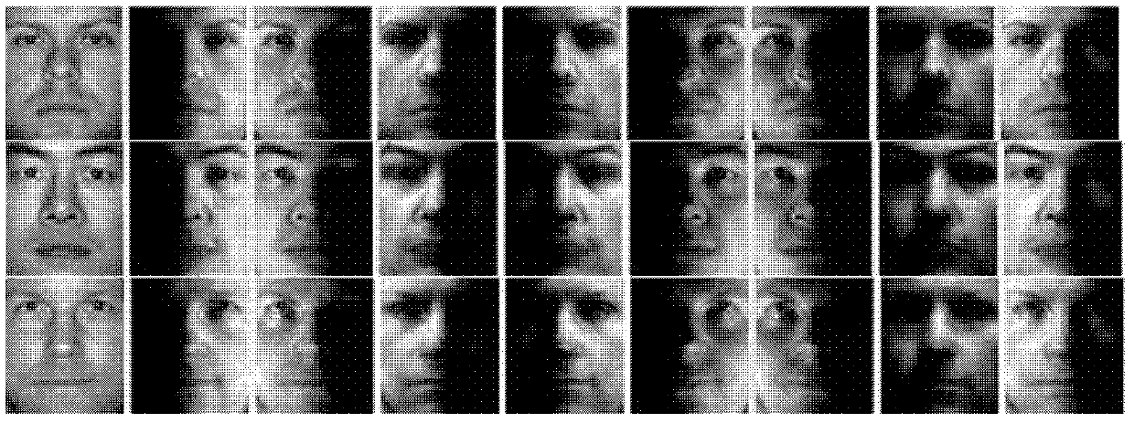 Face recognition method and base image synthesis method under illumination change conditions