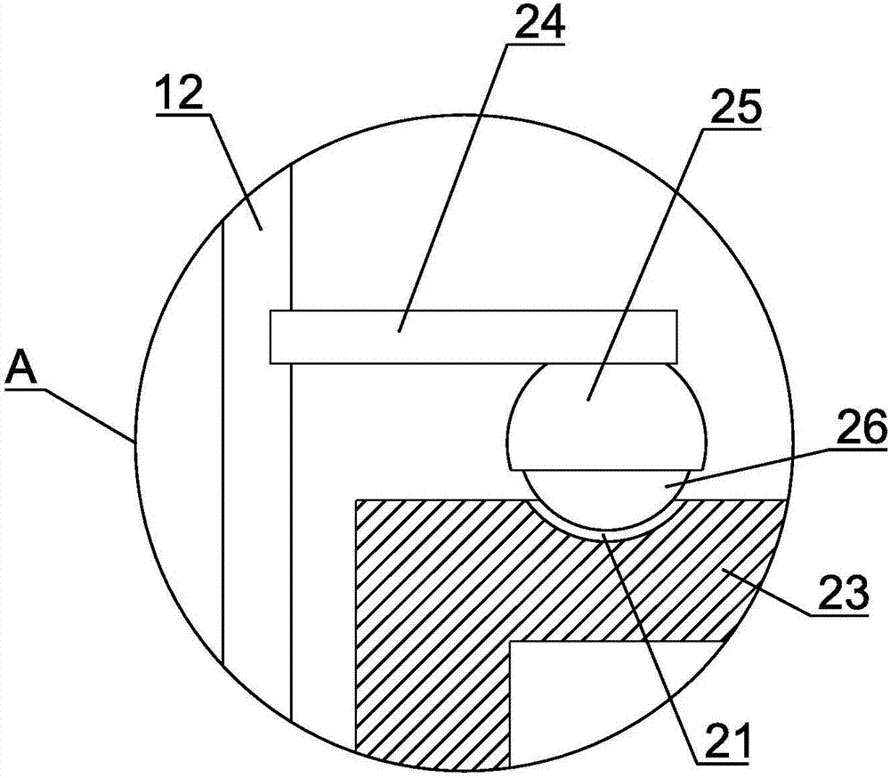 Superfine wollastonite powder magnetic-attraction vibrating screening device