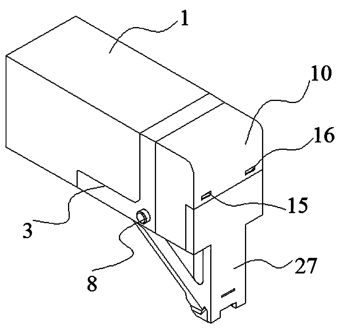 Electric skin stapler with cam structure