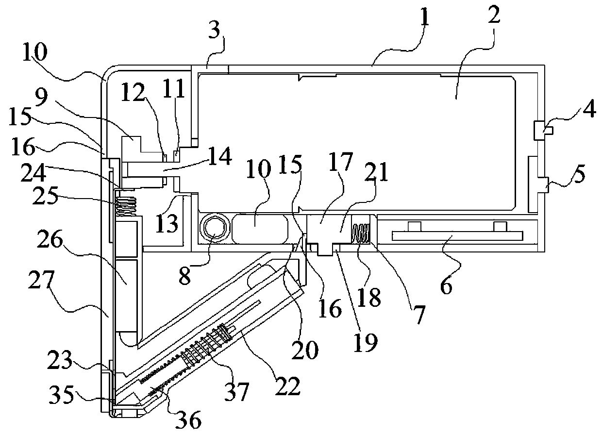 Electric skin stapler with cam structure