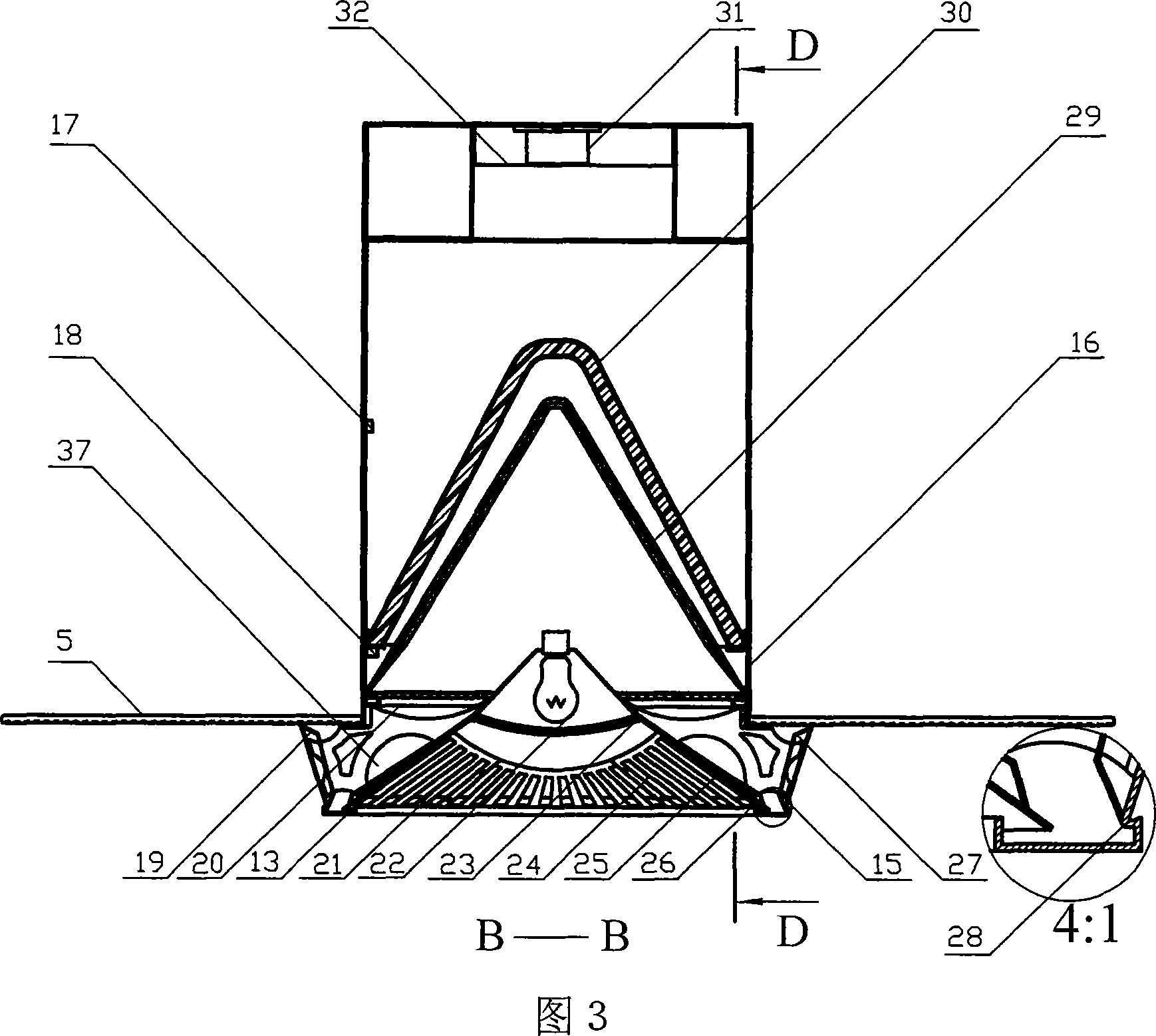 Glass hood cooking fume exhauster with powerful fume sucking function and capacity of exhausting clean air