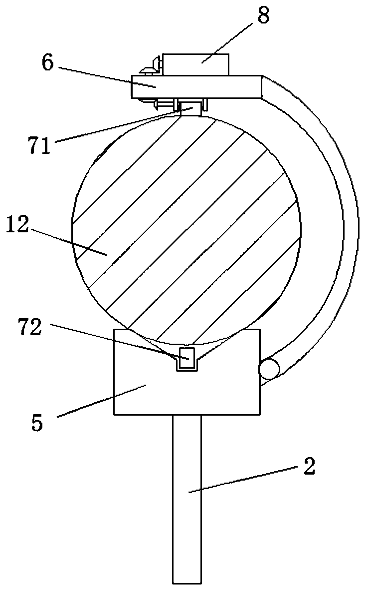 Steel structure building verticality detection device