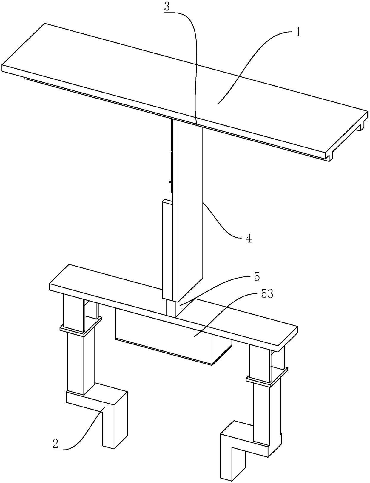 Mechanical grabbing hand for scaffold