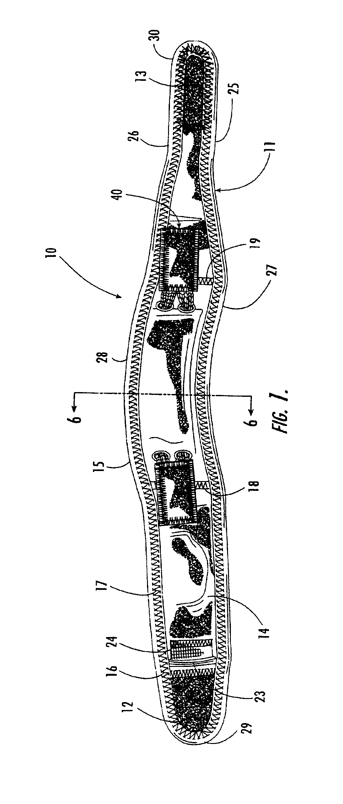 Knee support device for applying radial pressure