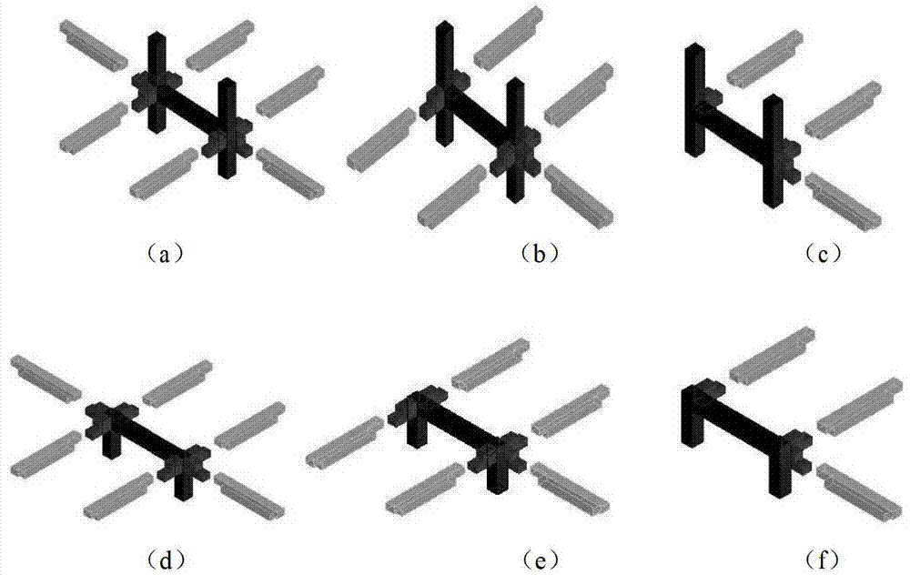 Method for assembling novel substructure module type preformed assembled frame structure