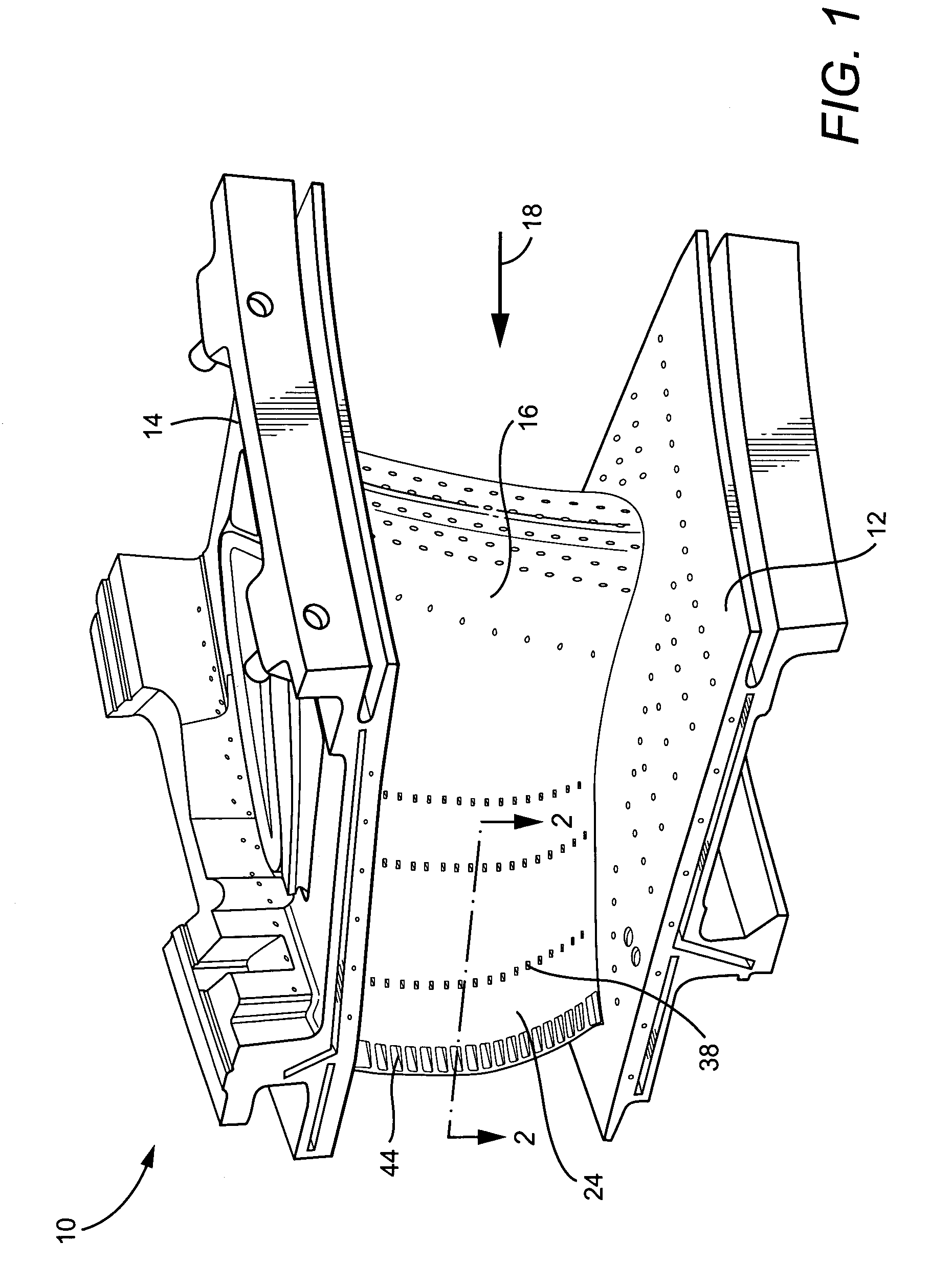 Turbine nozzle trailing edge cooling configuration