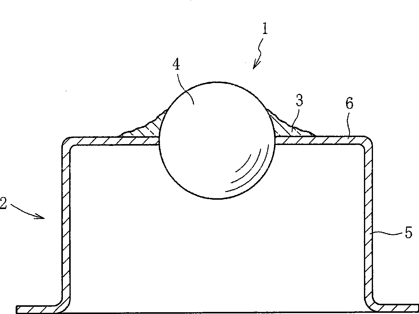 Glass composition for sealing and sealed material