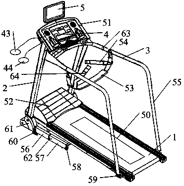 A kind of multifunctional rehabilitation treadmill