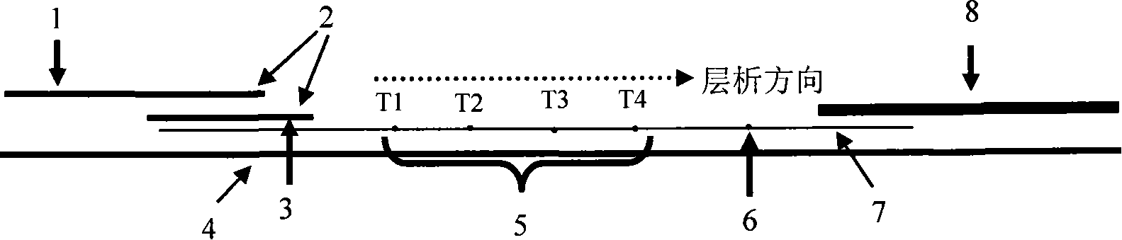 Colloidal gold chromatography semi-quantitative determination 2,4-D test paper and preparation method thereof