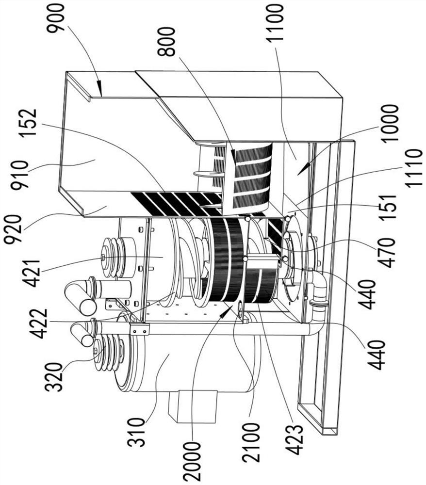 Crushing and solid-liquid separation device and garbage treatment device