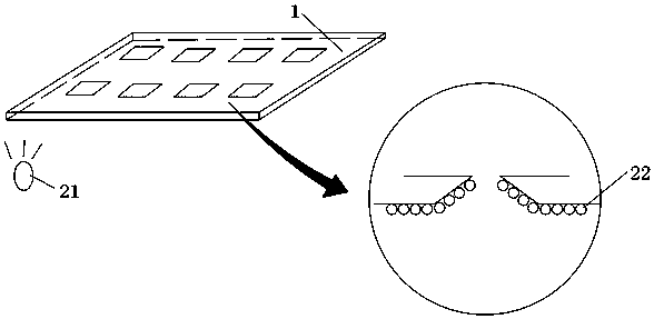 Metal mask for preventing falling of evaporation metal layer and manufacturing method