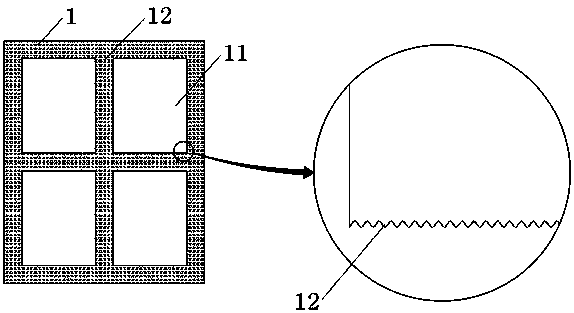 Metal mask for preventing falling of evaporation metal layer and manufacturing method