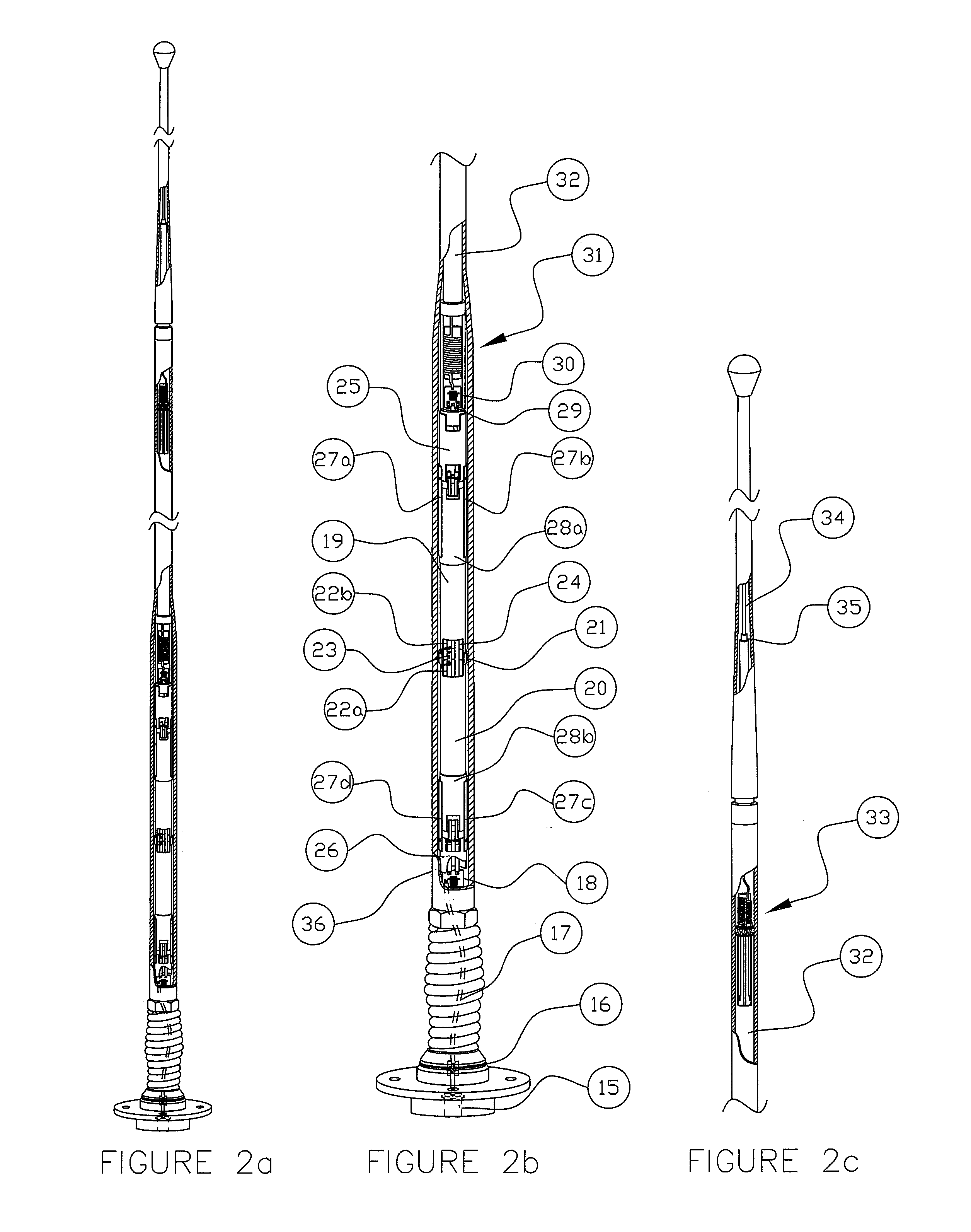 Multiple band collinear dipole antenna