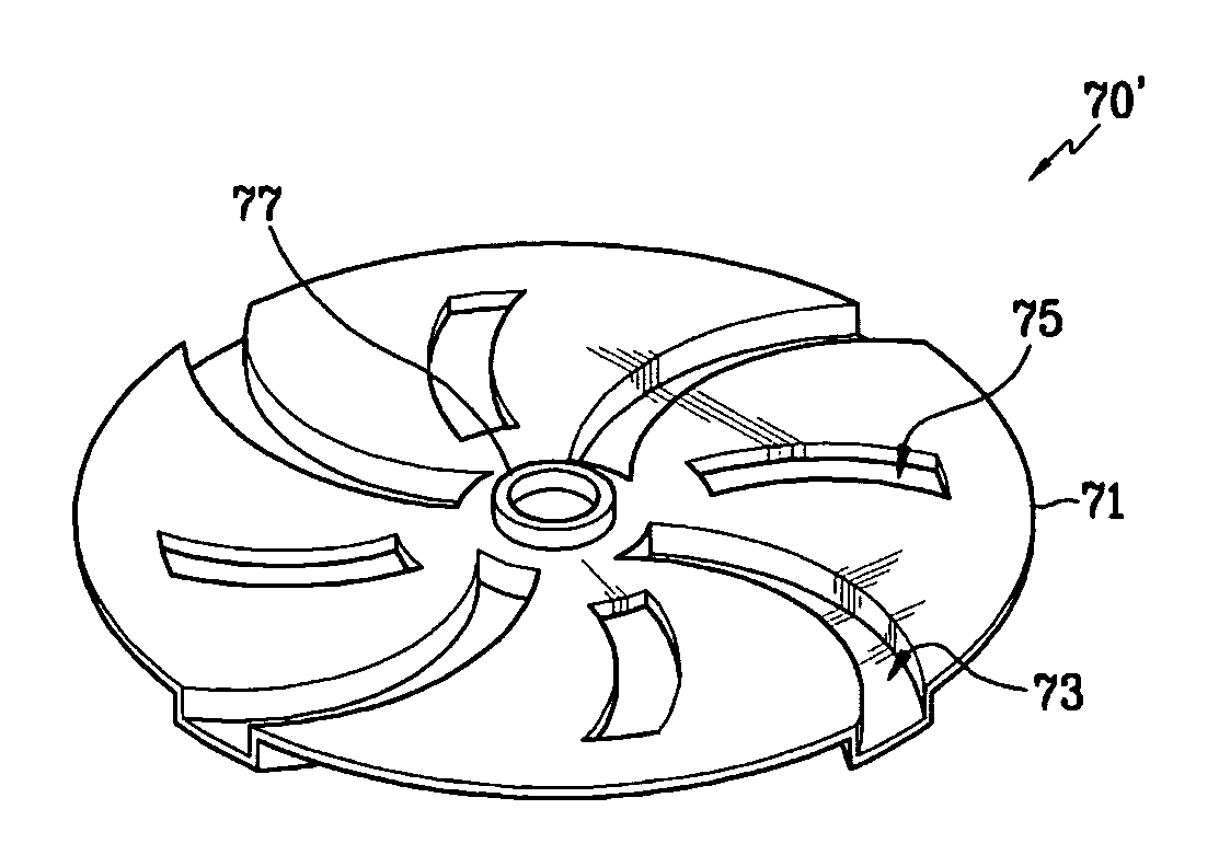 Secondary battery with collector plate and electrode package thereof