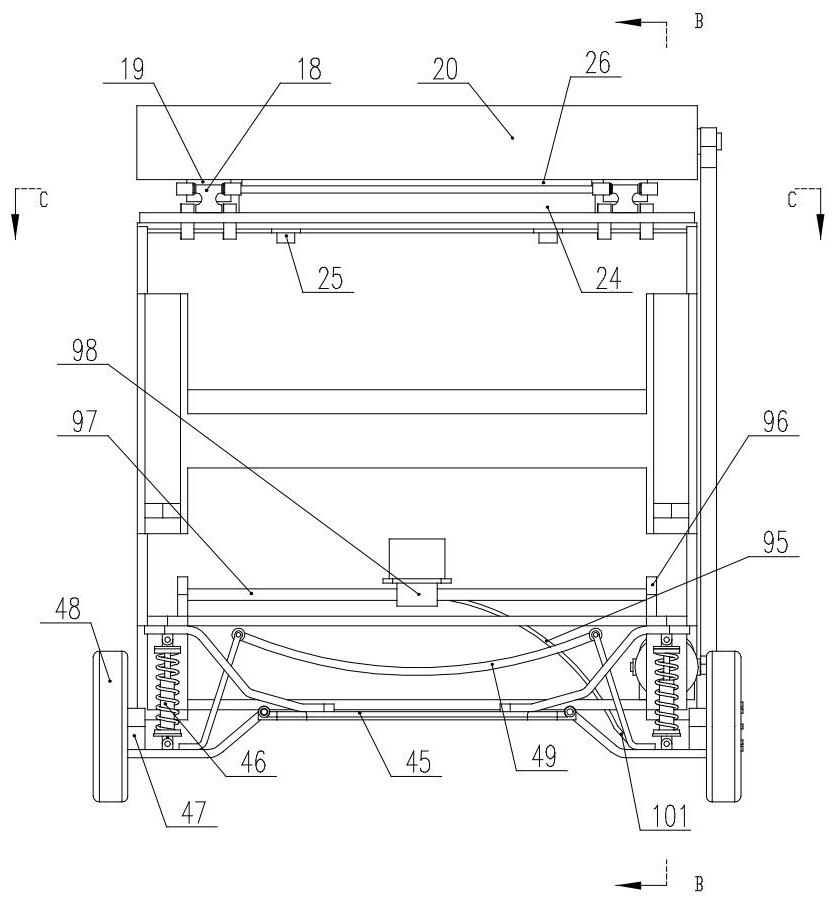 Counterbalanced forklift truck with automatic counterweight balancing function and using method thereof