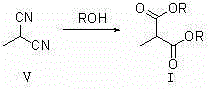 Synthetic method of 2-diester methylmalonate compounds