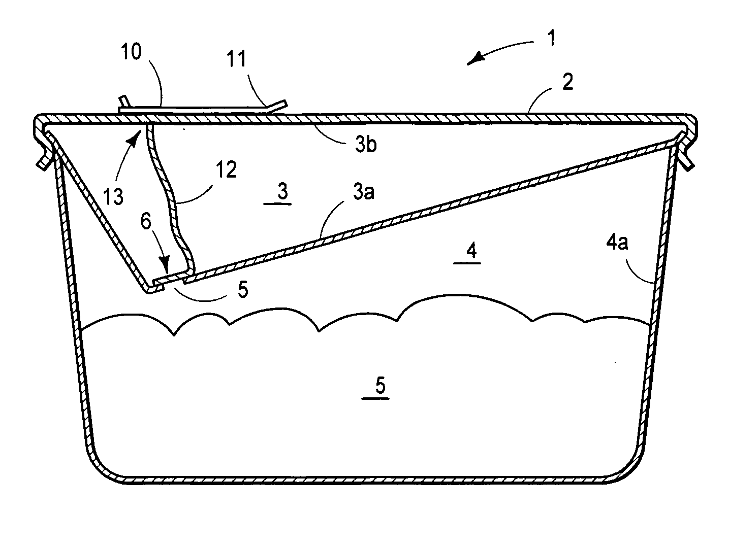 Pressure point food container, storage, and mixing system