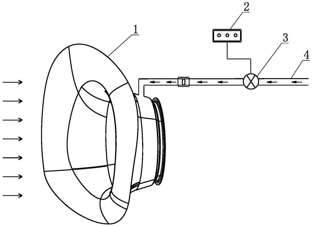 Test method of helicopter air inlet channel anti-icing system