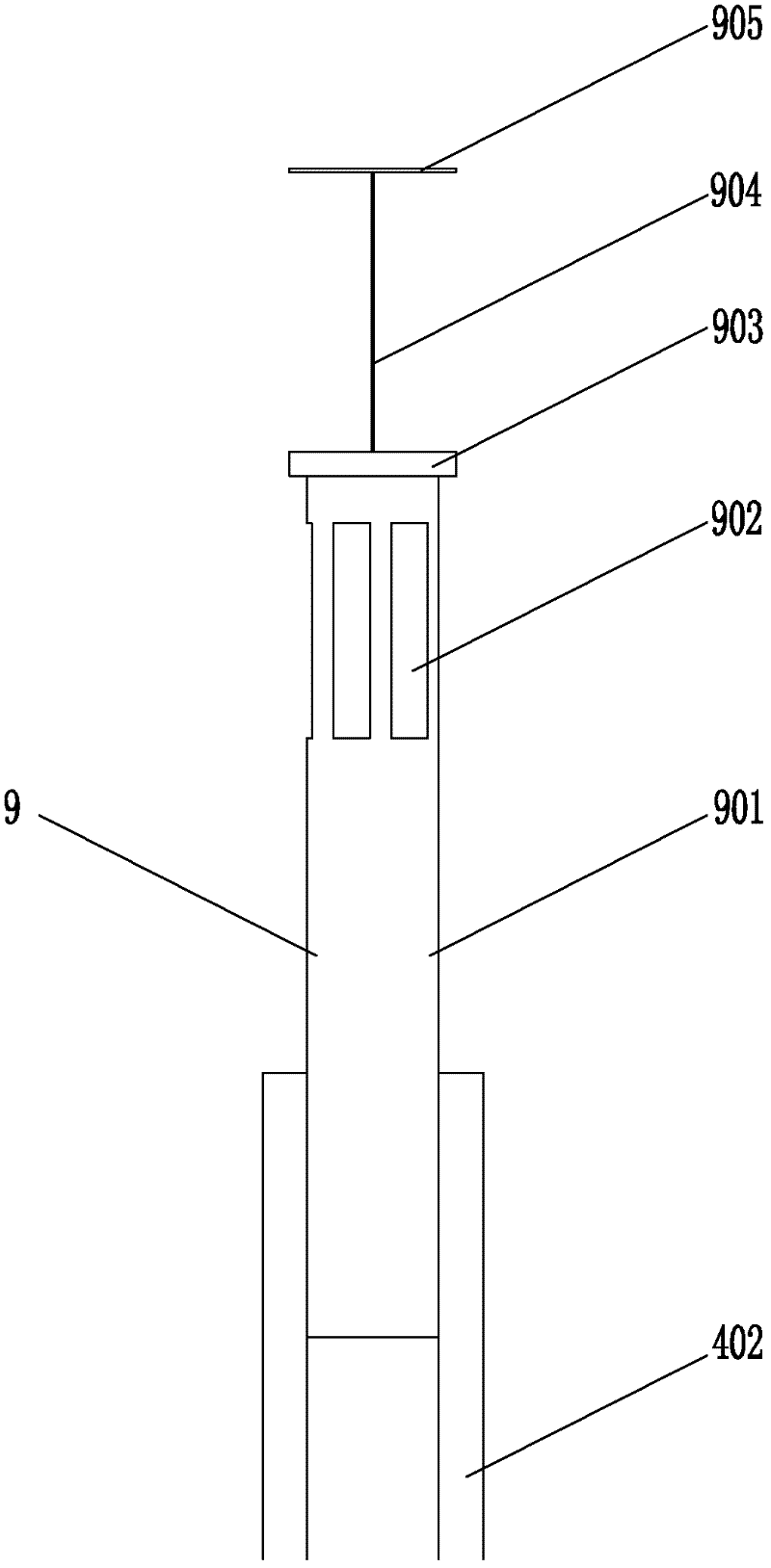 Self-gas supply mixed fly ash multistage flotation separation system