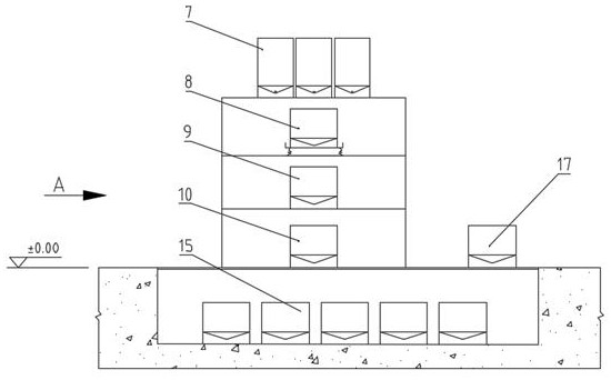 Energy-saving and environment-friendly self-flowing type coating and pesticide mixing system