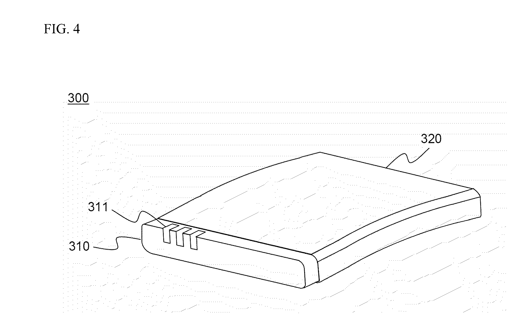 Battery cell of curved shape and battery pack employed with the same