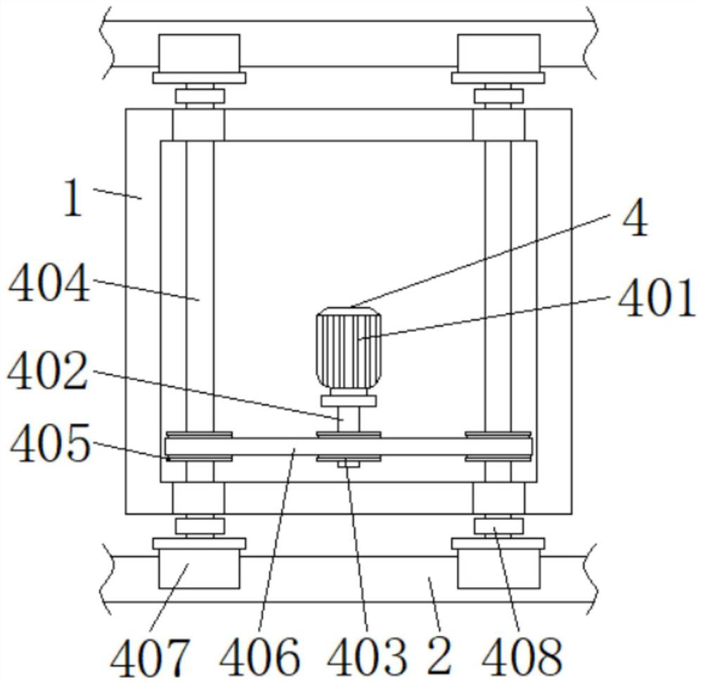 A solar photovoltaic panel with self-contained cleaning device