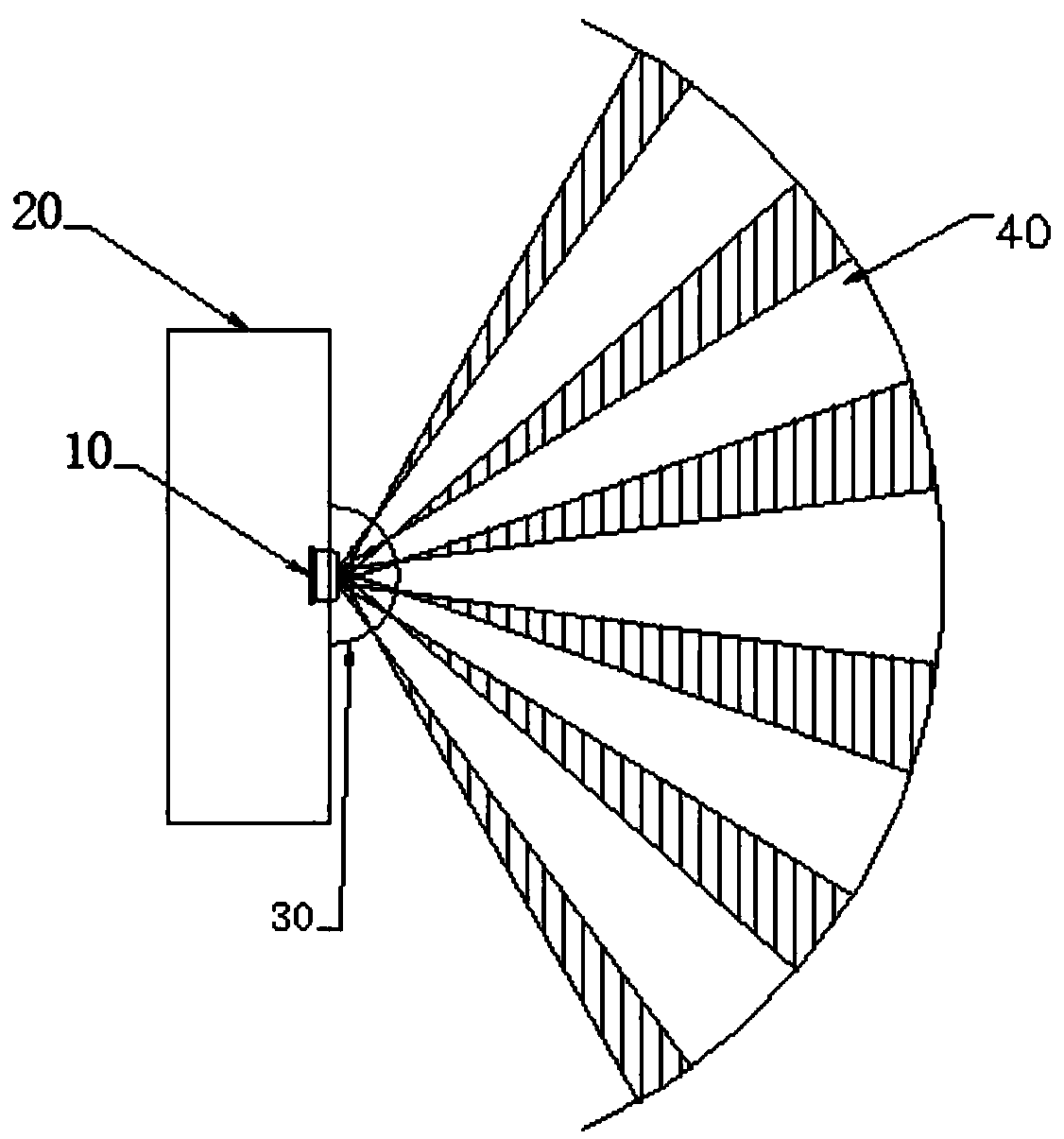 Precise sensing control method and night light of infrared induction night light