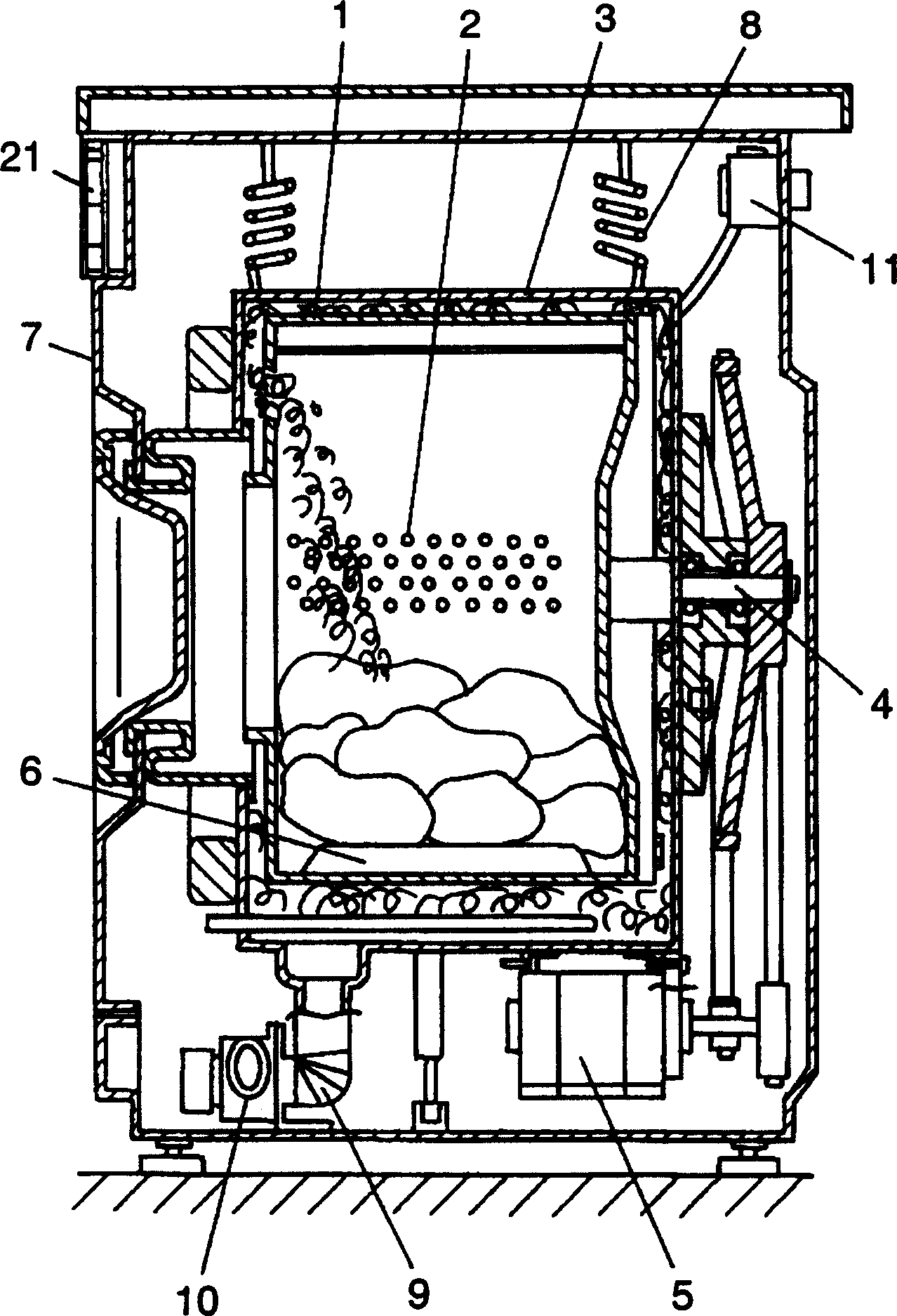 Cylindrical washer