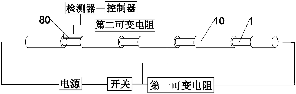 Stripping machine suitable for electric wires of different thicknesses