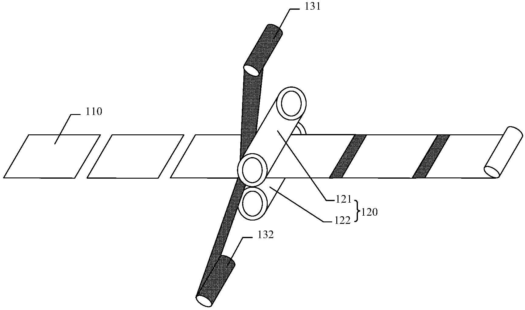 Soft board photosensitive film attaching method