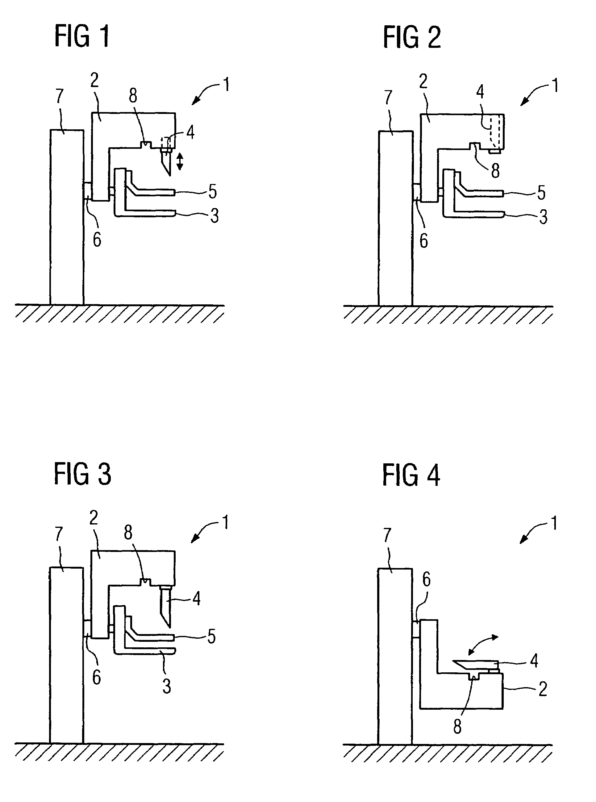 Mammograph system with a face shield