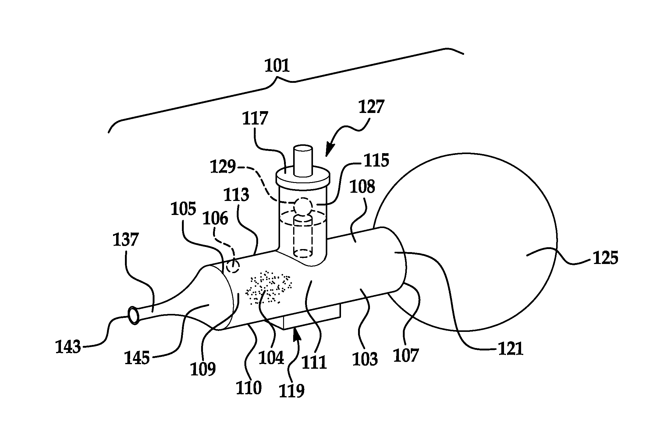 Lung aerosol collection device