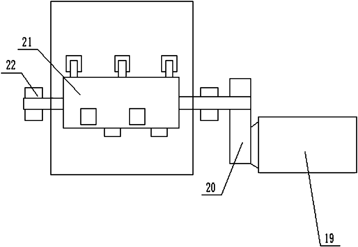 Screening and crushing device for construction waste