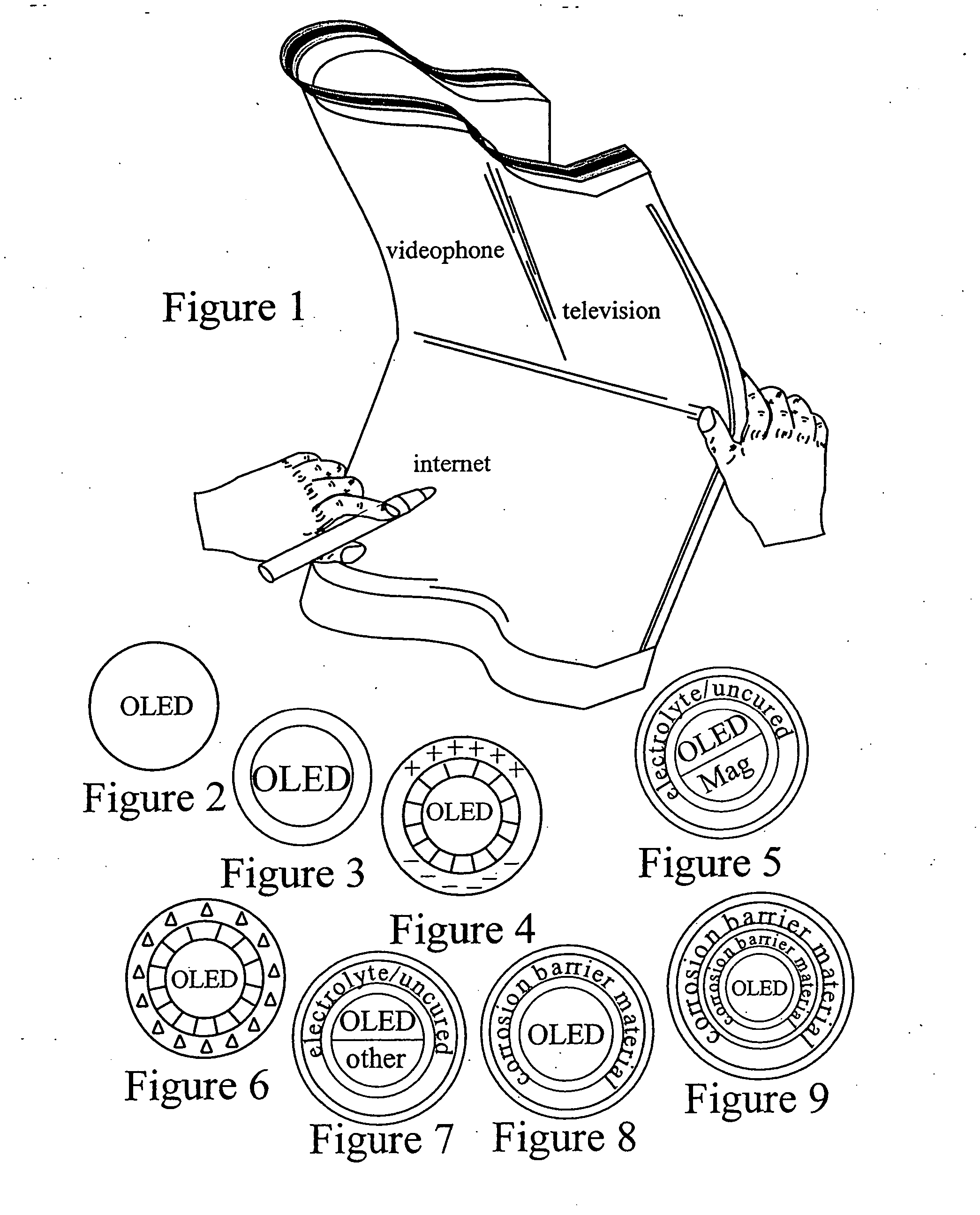 Organic and inorganic light active devices and methods for making the same