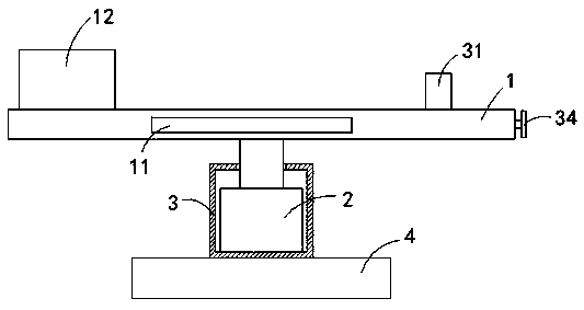 Pediatric special surgical treatment table capable of preventing children from swaying at will