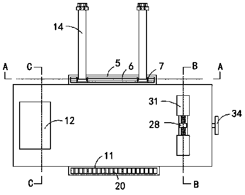 Pediatric special surgical treatment table capable of preventing children from swaying at will